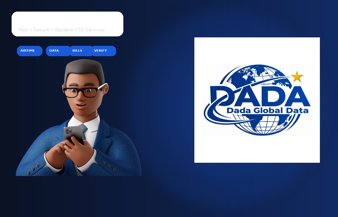 DADAGLOBAL DATA platform showcase